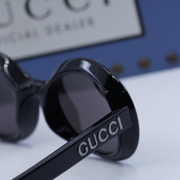 Final Price! Gucci GG1722SA 001 Black Grey Sunglasses - Picture 7 of 11